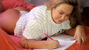 Alessandra Maia gets a christmas anal surprise from joseph britadeira. intense assfucking in brazilian style.