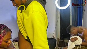 He Watches His Wife Get Fucked By A Big Black Cock For Cash