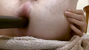 Masturbating My Wet Ass With A Toy And Fingers