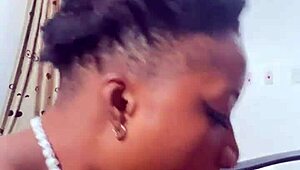 naija babe candy gives blow job