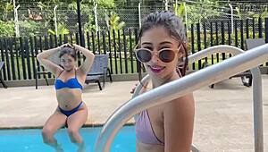 My girl brings 18yo petite teen for casting 😏