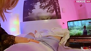 Step Sister Fucks Stepbro Because Boyfriend Dumped Her 😈💦