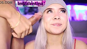 Valentina the blonde bombshell dreams of being the center of a daily orgy her body covered in cum as she begs for more