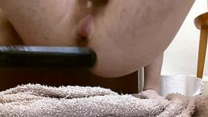 Masturbating My Wet Ass With A Toy And Fingers