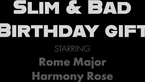 Escort harmony rose loves bbcs lucky rome got the best bd gift 😍