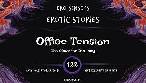 Feel the office tension build in this erotic audio!