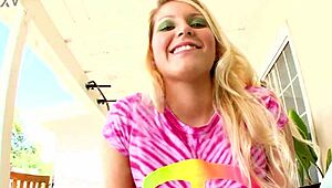 Vanessa Cage Sexy Blue Eyes Blonde Coed Big Cock Pov Blowjob And Cum Swallow