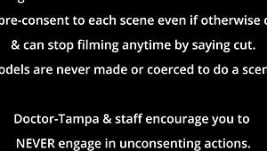 Yesenia Yousos spreads in latex gloves for pov hospital scene