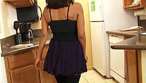 neela gets her pussy fucked raw by a massive cock that shoots cum on her