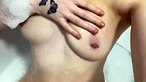 Horny British slut in shower?