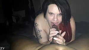 cherry faces off against a massive big black cock in an intense encounter