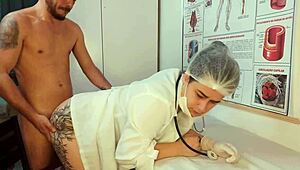 patient gets hard from nurse's touch