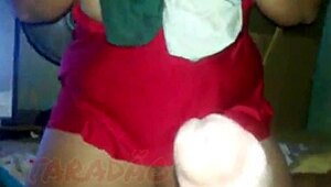 Take it deep in your throat, she moans during POV anal fisting