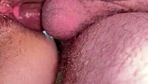 guy fucks gf in wrong hole she loves it and lets him cum inside