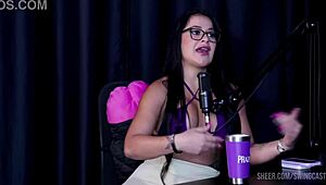 Compilation of Alice Monteiro's swing cast session with Tifany Rocha, part one on sheer red.