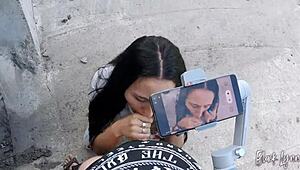 She Asked Me To Film Her Blowjob Skills.