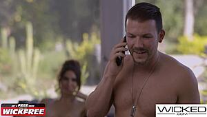 After my hot nerdy big tittied gf helped me, I fucked her hard in multiple positions