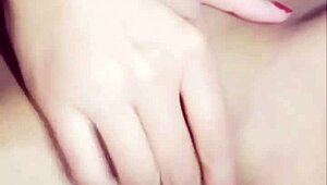 Alexia, cute Colombian babe, sends intimate fingering video of her big tits and ass to professors by mistake