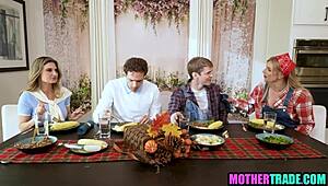 Stepsons Swap Stepmoms For Intense Group Sex