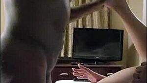 Crystalbabylynn shows off her skills with a big black cock