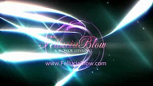 Beautiful brunette girlfriend delivers superior blowjob with handjob and cumshot swallow!