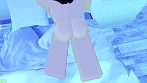 Naked moments in the bedroom