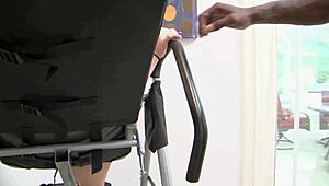 khloe kush tries black cock in her teen pussy, riding hard