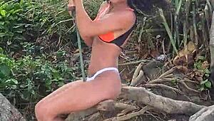 Hairy Amateur Lesbians Fucking Each Other. On The African Beach In Group Orgy.