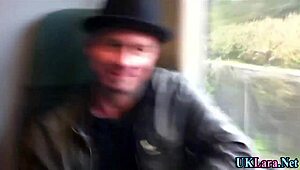 spunk my face, sir, the british maid begs in heels