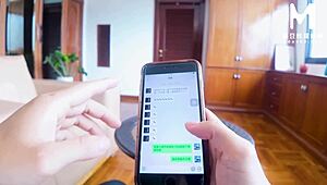 modelmedia asia - 我的房东是个可爱女孩，我忍不住邀请她来我家做爱