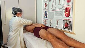 patient gets hard from nurse's touch