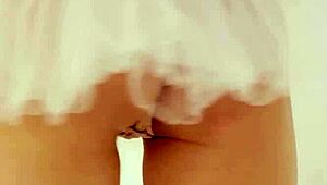 Flexible Naked Latvian Milf Ballerina Ilvy Kokomo Practicing and Posing in Uniform