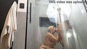 I hid my phone in the bathroom to catch my hot aunt with her boyfriend 😏