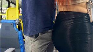 Student gets fucked by stranger on the bus 😏