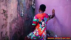 Hardcore sex in local bathroom with sweet elastic pussy!