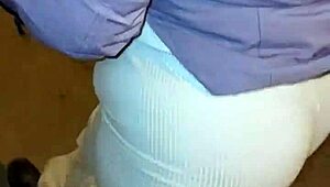 Intensely Harassing Mature Venezuelan Big-Ass Woman On Lima Streets With Red Thread Part 2.