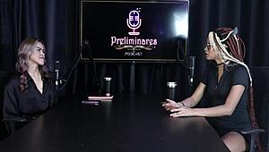 naomi campos moans in sheer red lingerie during sexual positions