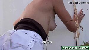 Public pickups banging for bikes starring ebbi with hardcore anal