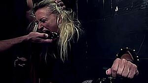 demi blue hints at strong punishment with slaps and whips