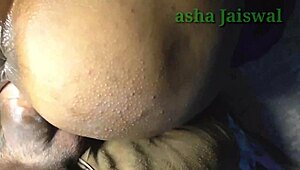 On Karva Chauth, the young bhabhi's pussy gets hard fucked by the devar's cock in a full wet session.