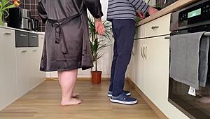 Weekly Plowing of My Lustful Mother-in-Law's Bush with Dripping Wet Pussy