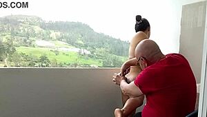 Outdoor massage with Agarabas and Olpr using toys 😈