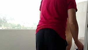 Outdoor massage with Agarabas and Olpr using toys 😈