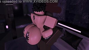 femboy slut secretly fucks and sucks big black cock