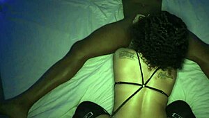 horny black wife feels intense pleasure getting fucked by boss