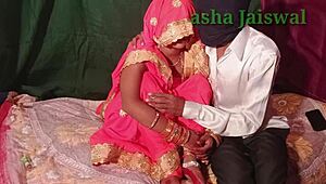 On Karva Chauth, the young bhabhi's pussy gets hard fucked by the devar's cock in a full wet session.