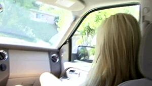 kendra devon, cute skinny blonde, enjoys riding cock, giving blowjob, and eating cum