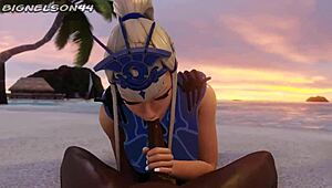 Fortnite Girls' Shaved Pussies Get Fucked Rough and Hard by Big Cocks in Detailed Action