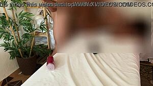 Real tantric massage with french mulata 😏