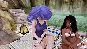 exploring the harem hotel in game level 234